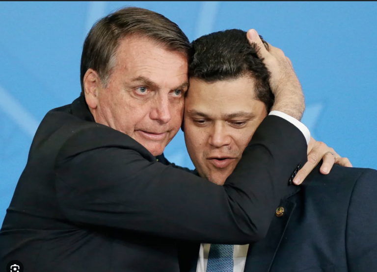 Jair Bolsonaro e Davi Alcolumbre