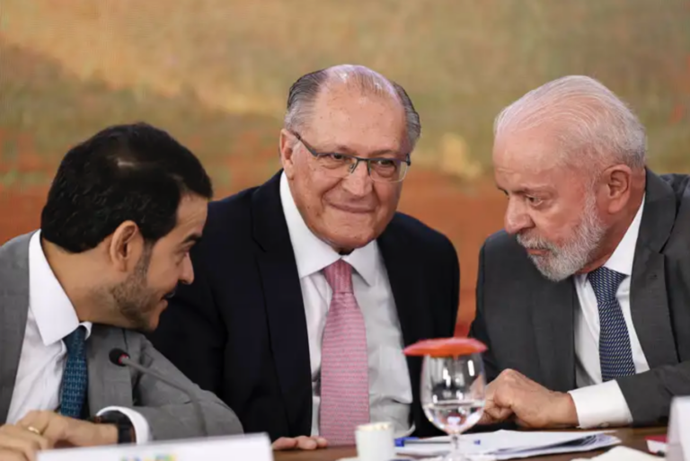 Lula, Jorge Messias e Alckmin