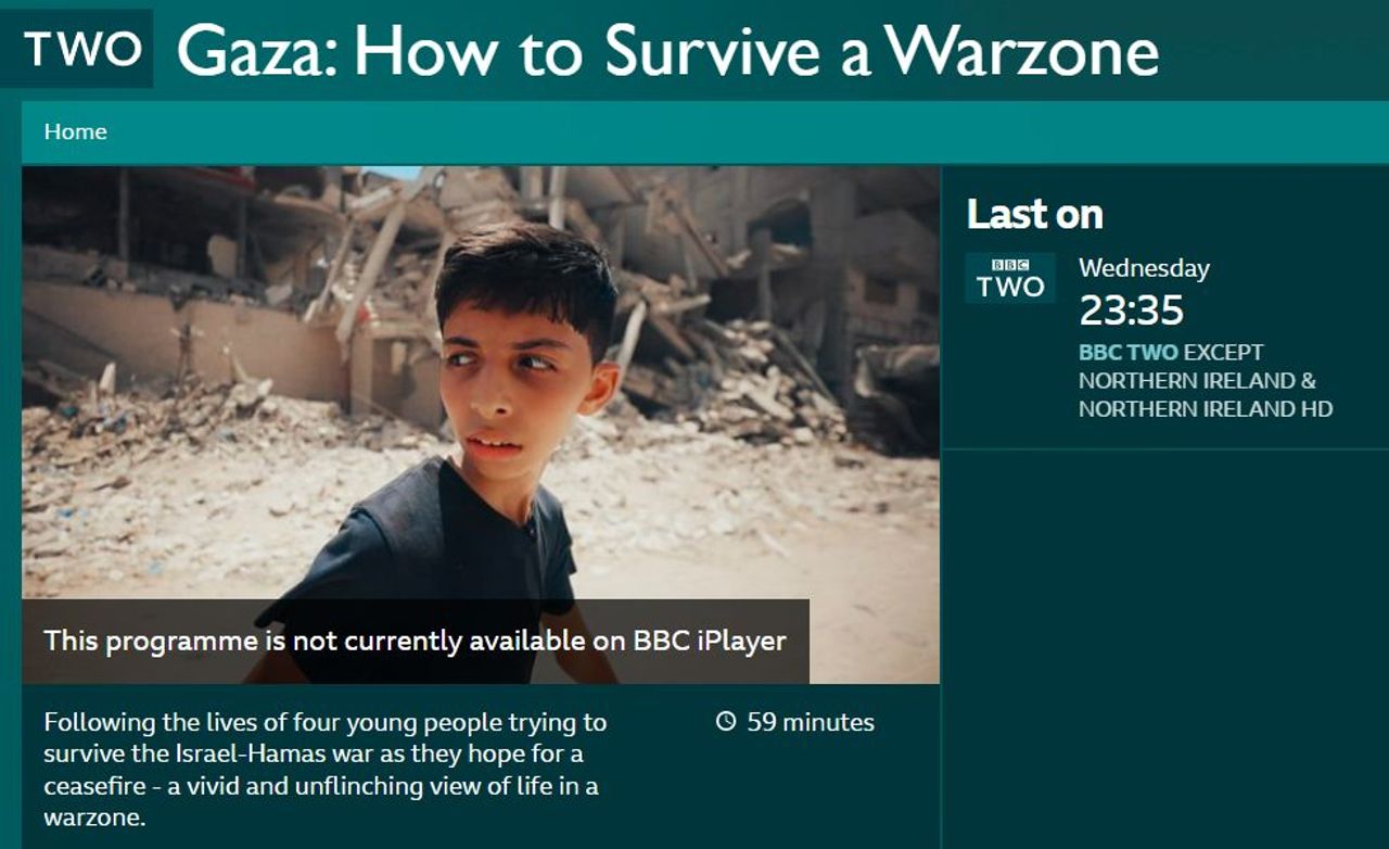 BBC, documentário pró-Hamas