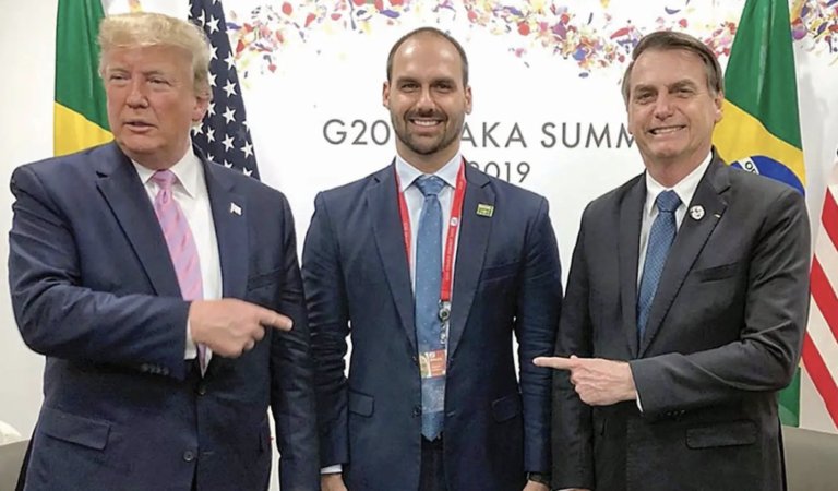 Trump sobre Eduardo Bolsonaro: “O prenderam porque fez uma declaração no Texas”