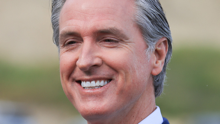 Gavin Newsom, político do Partido Democrata e governador da Califórnia. Crédito: Bureau of Reclamation