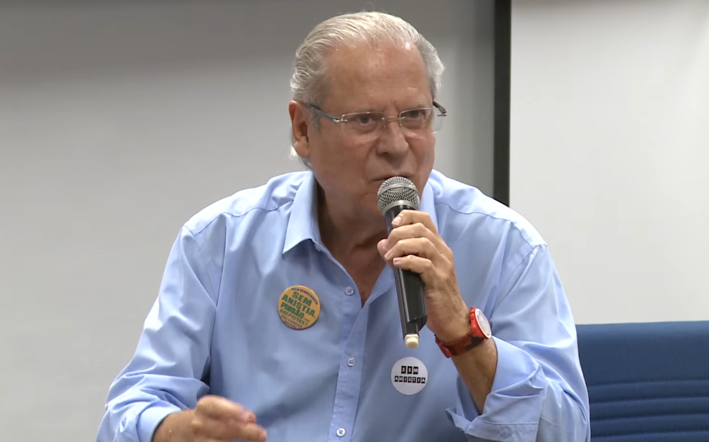 José Dirceu planeja disputar vaga de deputado federal em 2026 e classifica retorno como “reparação” por cassação no Mensalão.