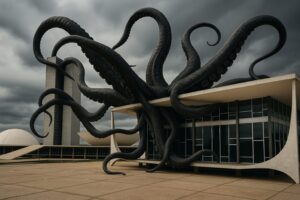 STF invadindo o Congresso: imagem gerada no ChatGPT.