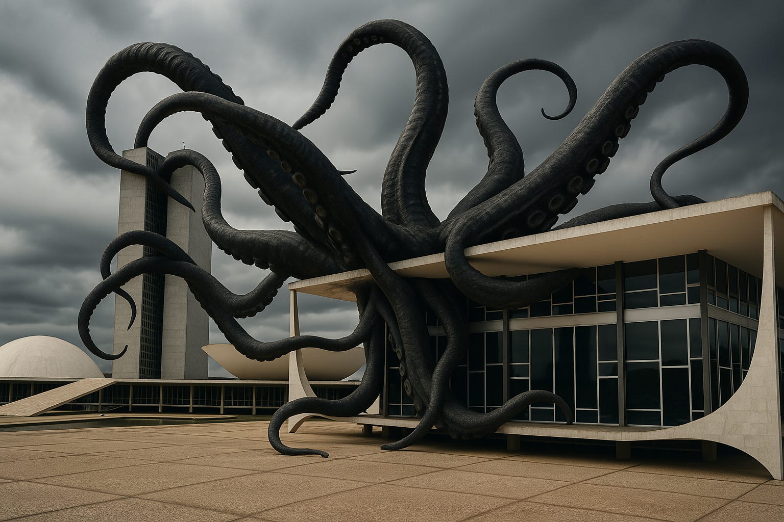 STF invadindo o Congresso: imagem gerada no ChatGPT.
