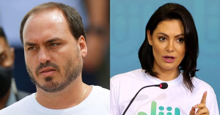Tensão: O que Michelle acha de Carlos Bolsonaro no Senado por SC?