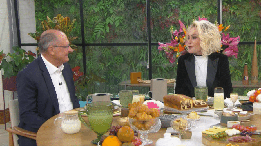 Alckmin toma café com Ana Maria Braga