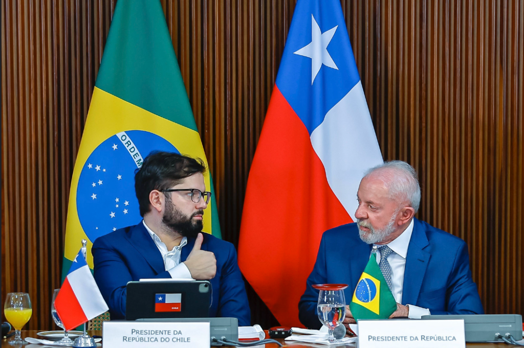 Lula e Boric no Chile