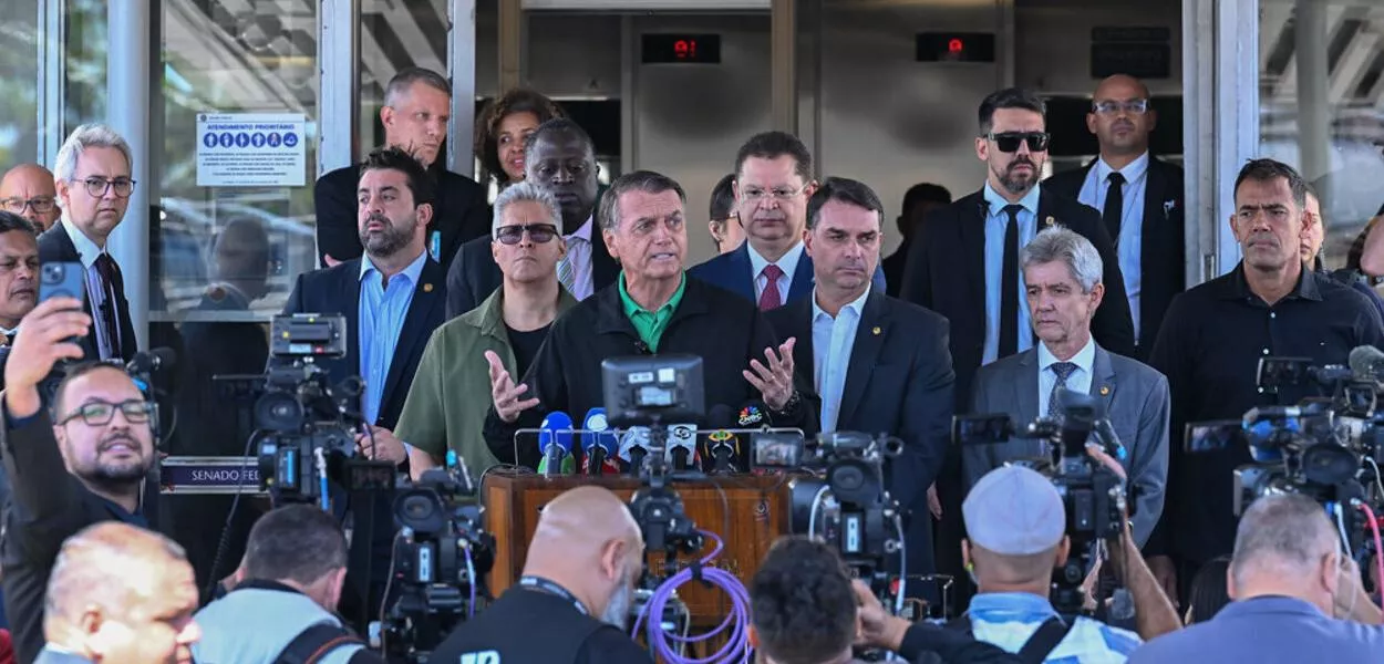 Bolsonaro em coletiva