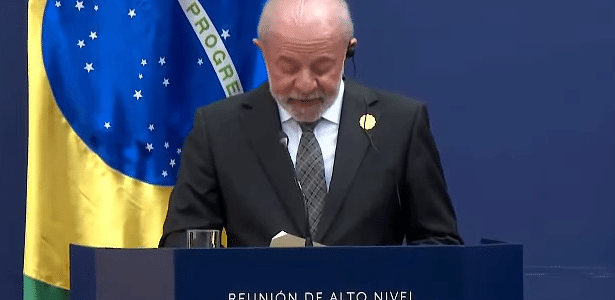 Lula faz discurso no Chile