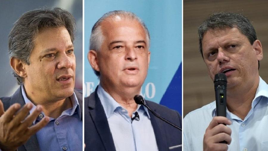 Nova rodada do levantamento da Paraná Pesquisas mostra Tarcísio na frente de Haddad e Márcio França na disputada pelo governo de SP