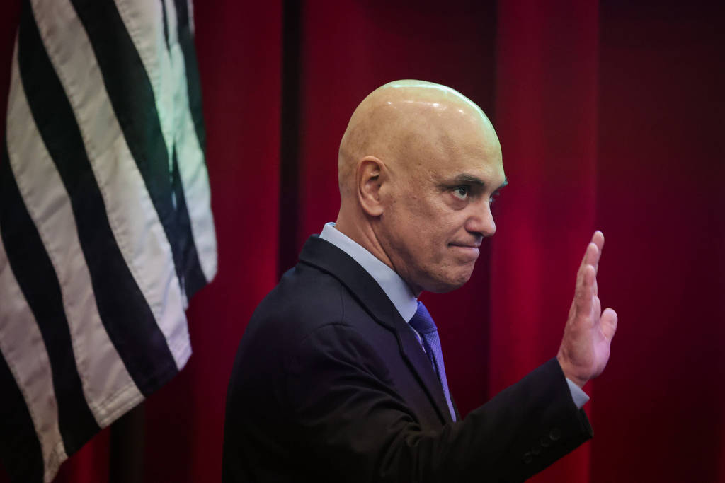 Moraes discursa em abertura de evento de palestras do TCE-SP