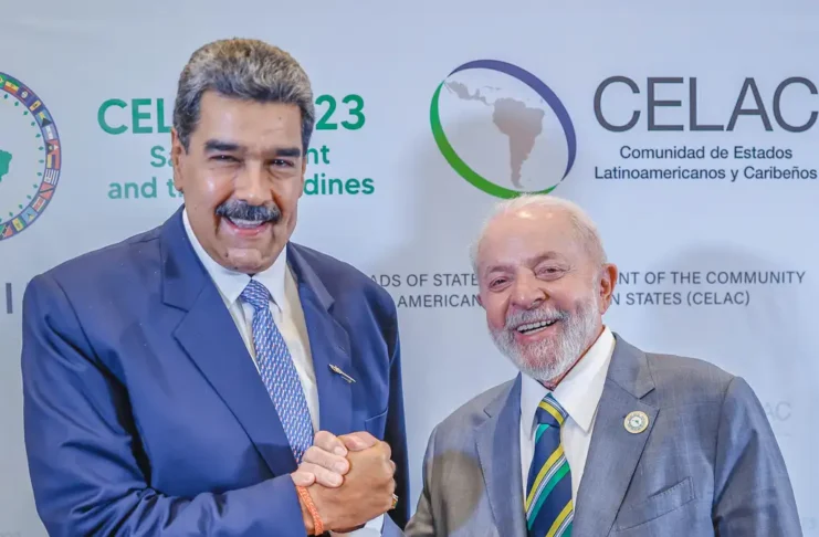Encontro entre Maduro e Lula em março de 2024. Foto: Ricardo Stuckert/PR.