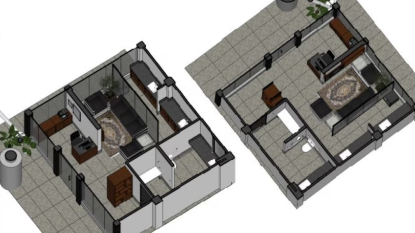 Na imagem, o projeto da sala VIP exclusiva para os ministros do Tribunal Superior do Trabalho, que a Corte quer construir