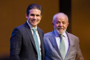 Hugo Motta e o presidente Lula