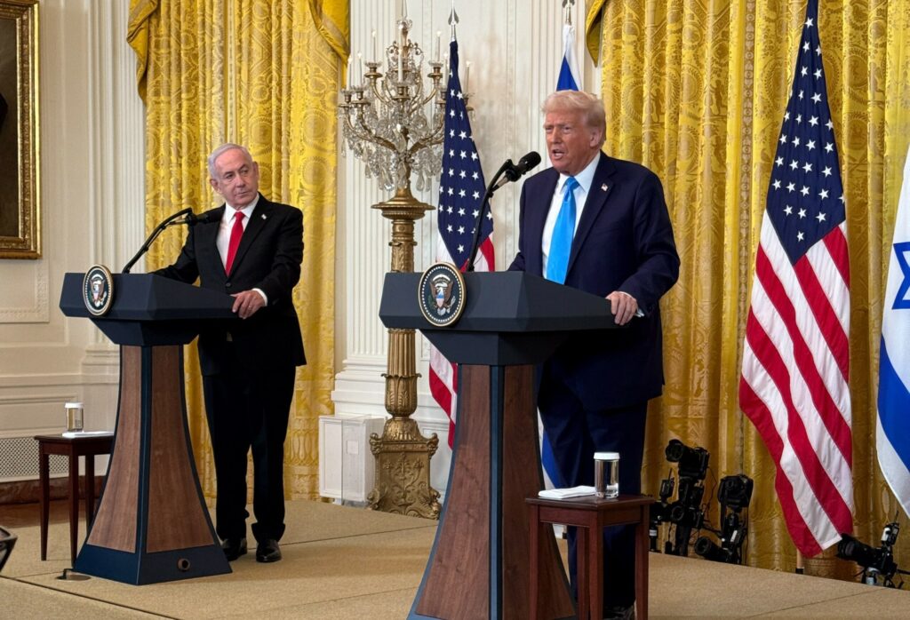 Trump e Netanyahu anunciam plano de 21 pontos para cessar-fogo em Gaza