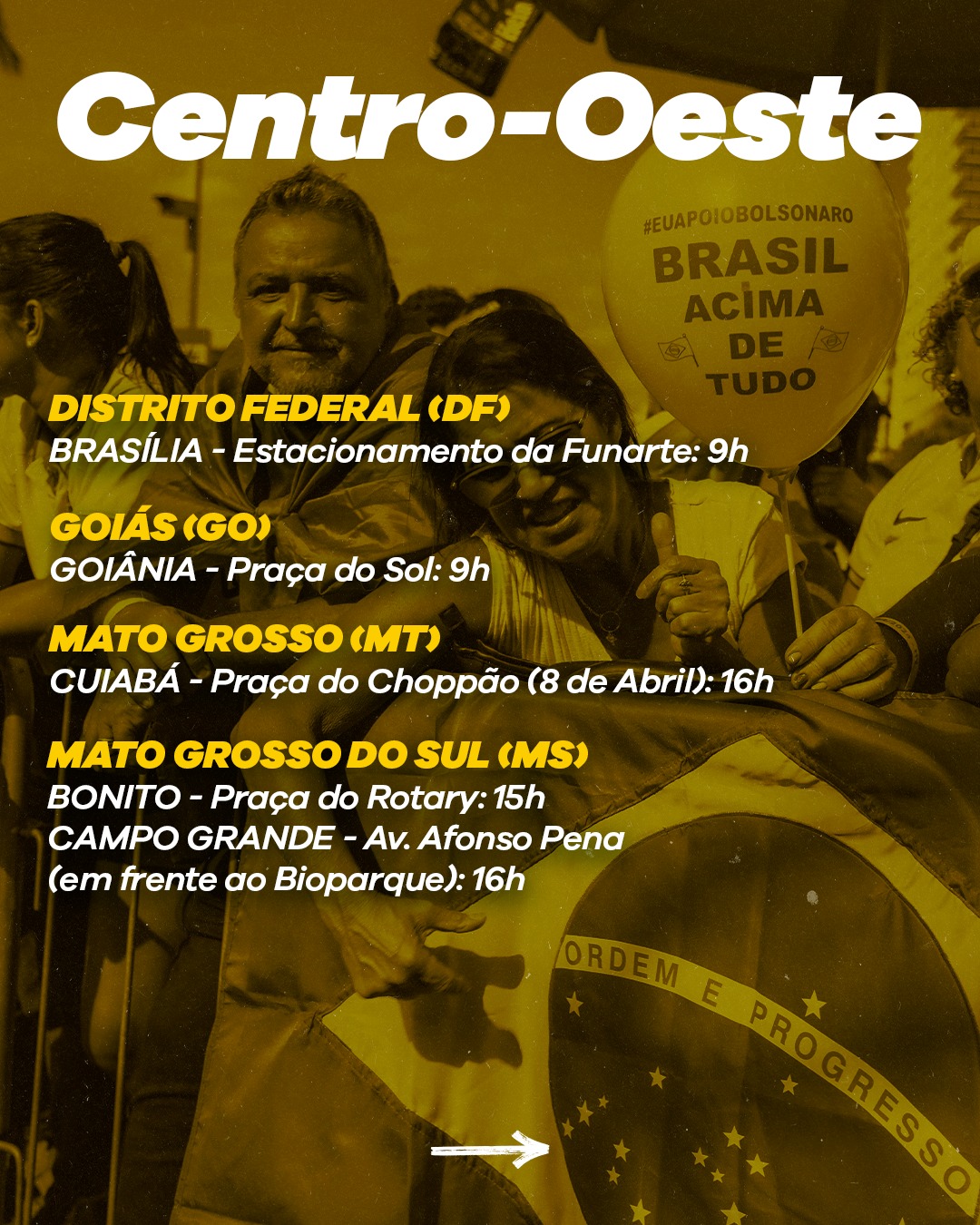 Direita convoca atos no 7 de Setembro com foco em liberdade e justiça
