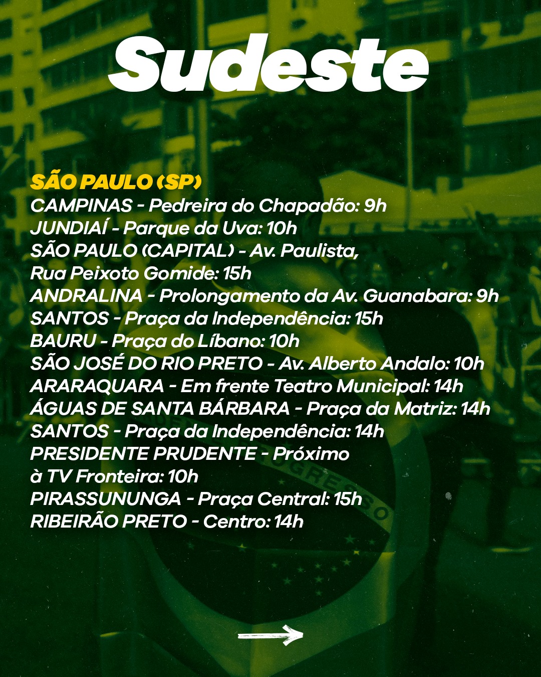 Direita convoca atos no 7 de Setembro com foco em liberdade e justiça