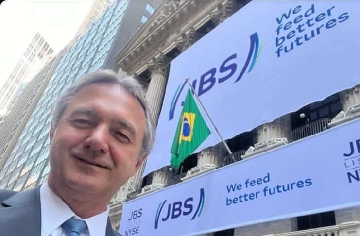 Joesley Batista na abertura de capital da JBS nos EUA