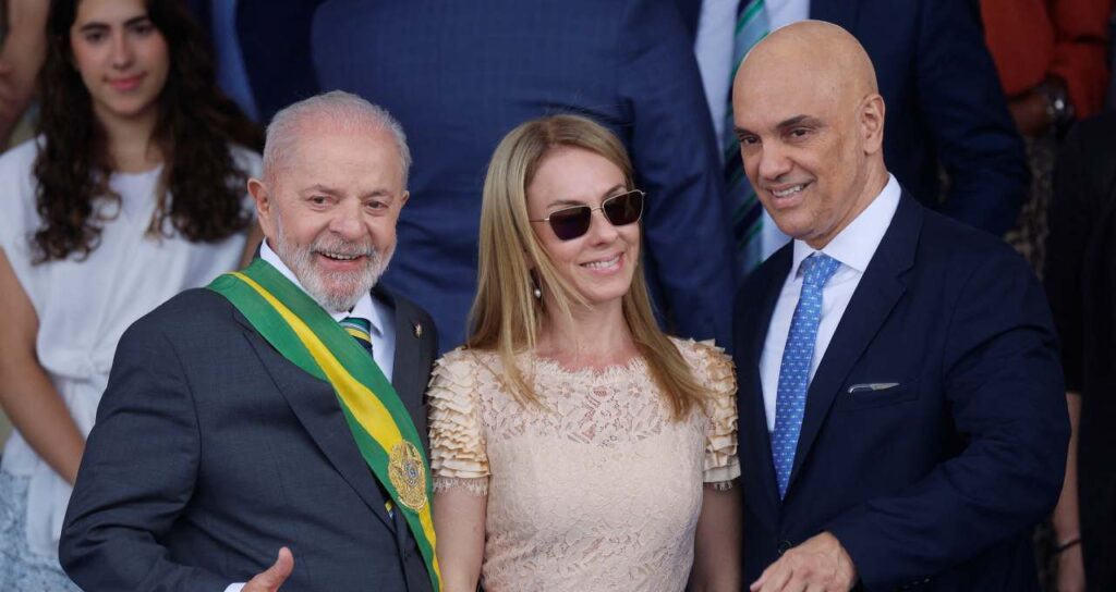 Lula com Moraes e Viviane Barci
