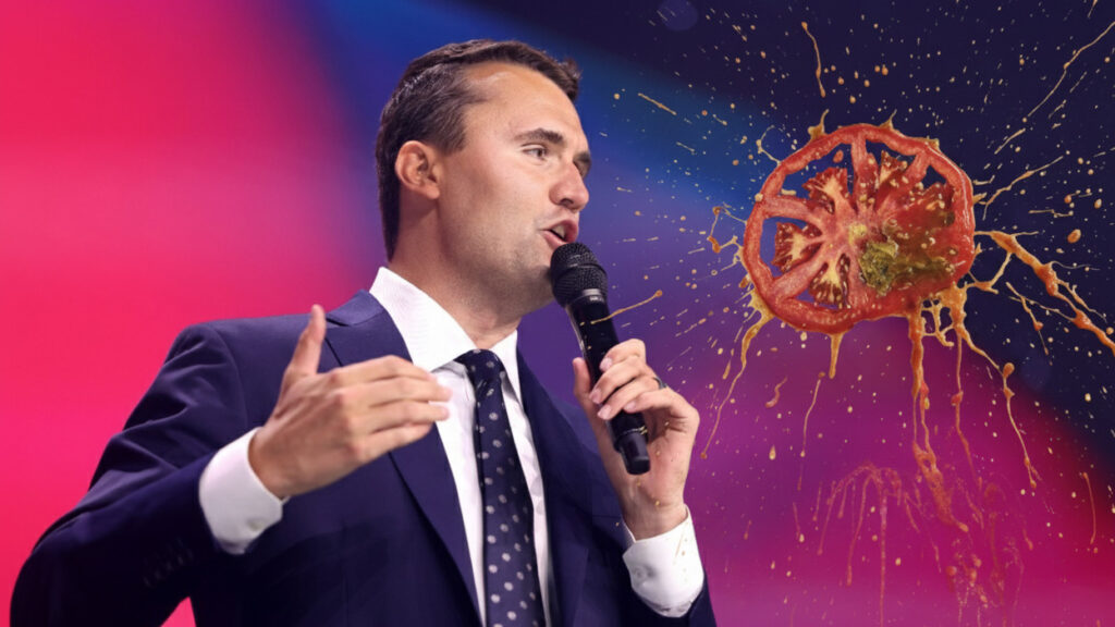 Charlie Kirk. Foto: Gage Skidmore, modificada com IA.