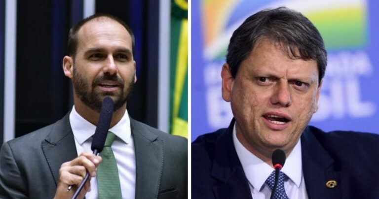 Tarcísio supera Eduardo Bolsonaro e vira principal nome da direita contra Lula, aponta Ibespe