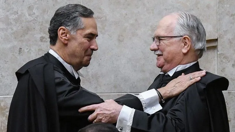 Barroso e Fachin. FOTO: Carlos Moura/STF