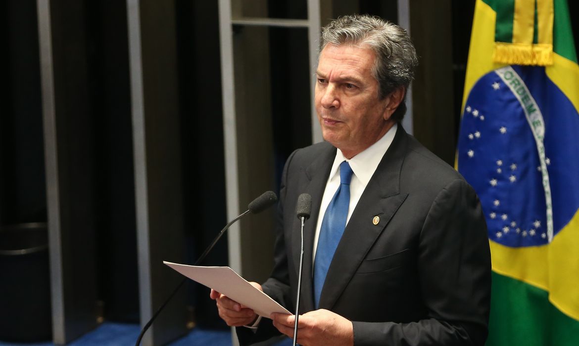 Defesa de Fernando Collor diz que desligamento de tornozeleira foi acidental e pede manter prisão domiciliar Foto: Antonio Cruz/Agência Brasil