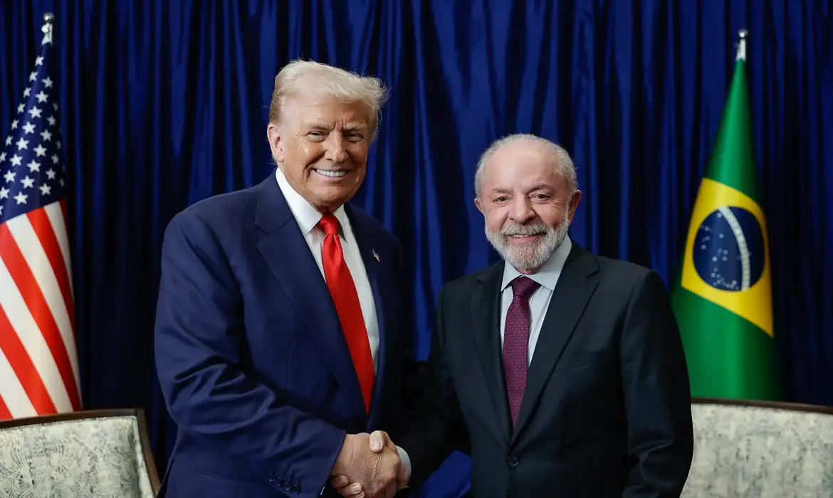 Lula e Trump em encontro na Malásia Foto: Ricardo Stuckert/ Agência Brasil