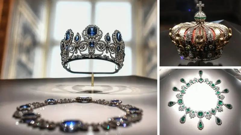 Galeria Apollo no Louvre permanece fechada e investigação mobiliza 100 agentes após roubo de joias históricas foto: AFP