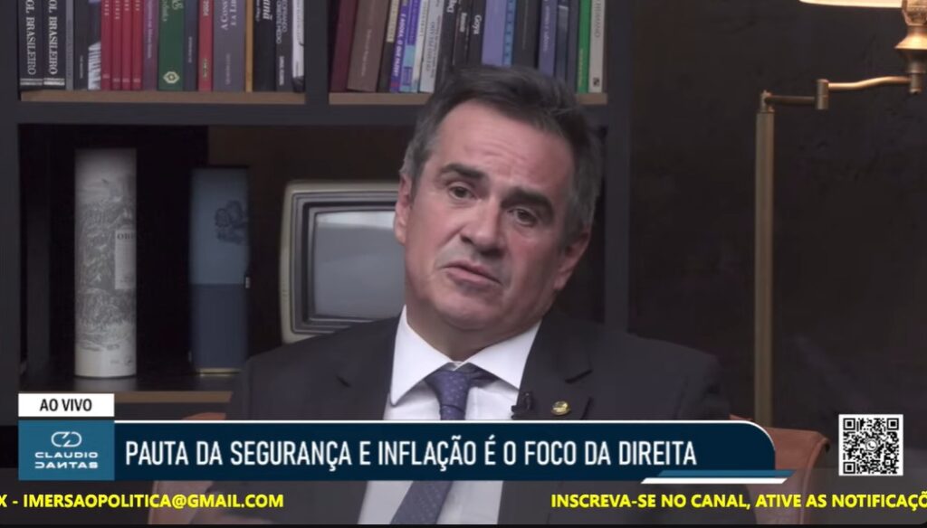 Ciro Nogueira afirma que sanção comemorada por Eduardo foi um erro e critica narrativa do governo Lula, comentando também a impossibilidade