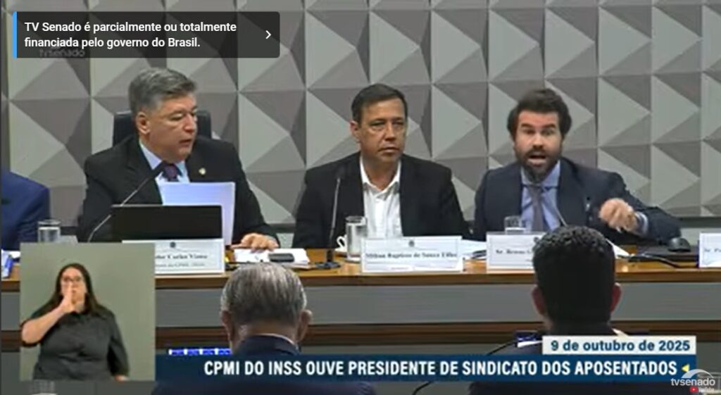 Milton Cavalo, presidente do Sindnapi, manteve silêncio na CPMI do INSS após operação da Polícia Federal que investiga fraudes em benefícios.
