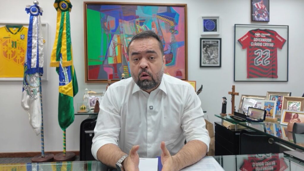 Governador do RJ, Cláudio Castro, elogia Elmano de Freitas e policiais pela ação contra o crime organizado no Ceará