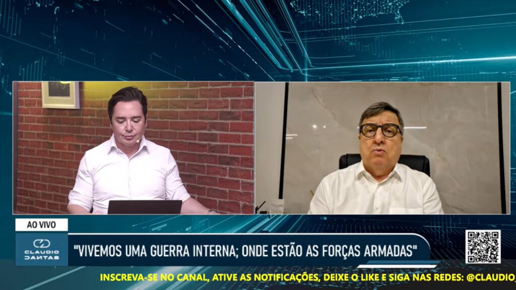 O deputado criticou o que classificou como uma postura “frágil” do governo federal no enfrentamento à violência