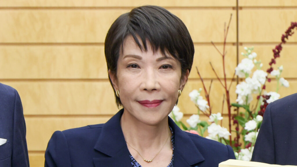 Sanae Takaichi, primeira chanceler do sexo feminino no Japão. Foto: 内閣官房内閣広報室