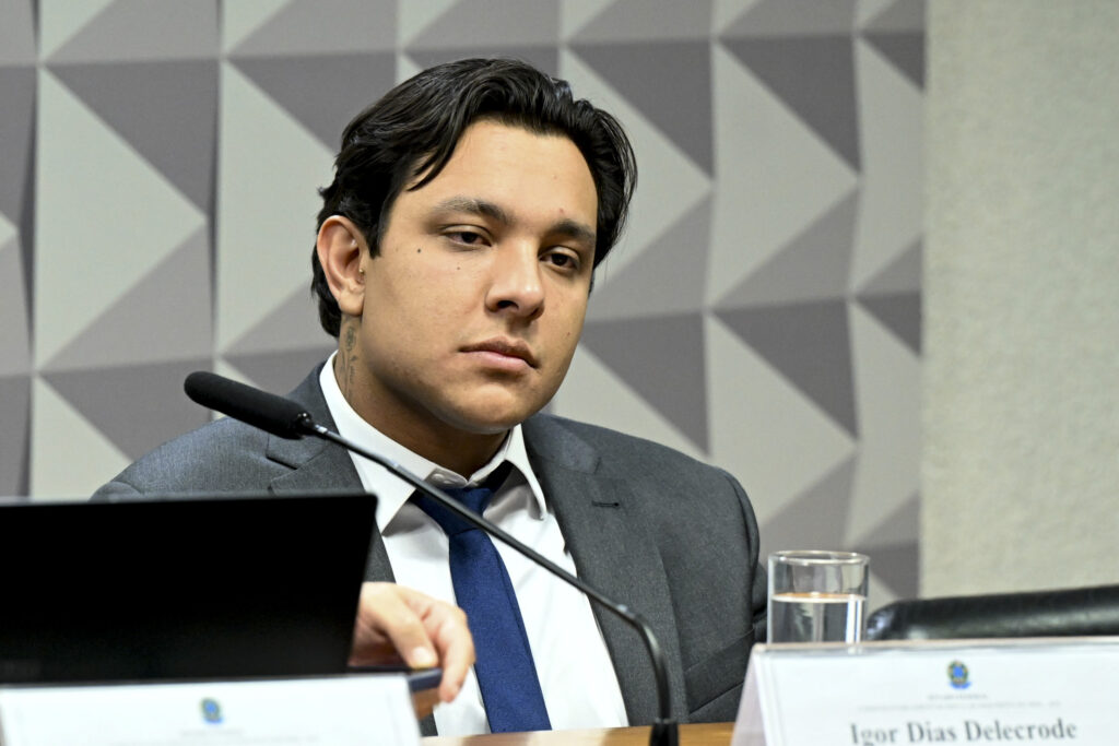 O depoimento de Delecrode foi realizado sob a proteção de um habeas corpus concedido pelo ministro Gilmar Mendes, do Supremo Tribunal Federal (STF)