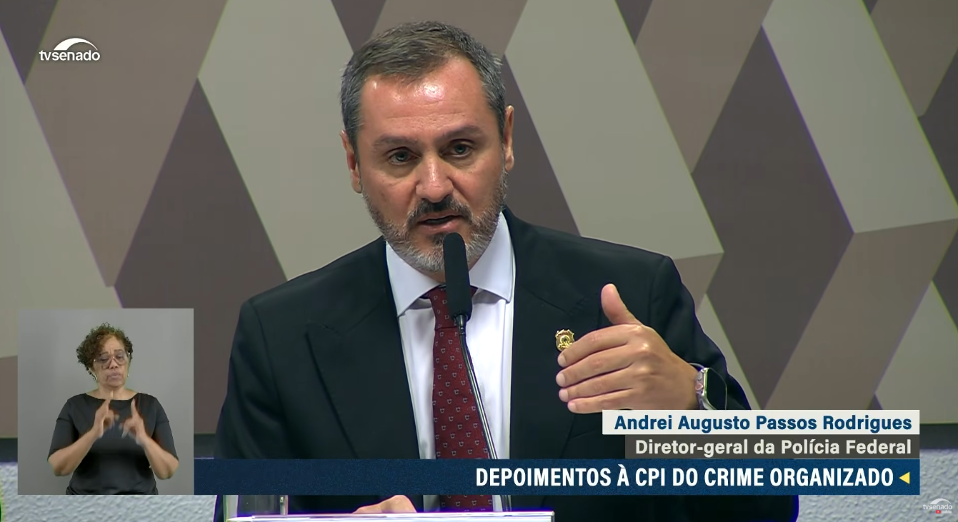 AO VIVO: CPI do Crime Organizado ouve Andrei Rodrigues