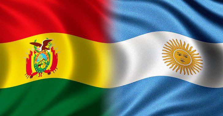 Bandeira da Bolívia e da Argentina Foto: Reprodução