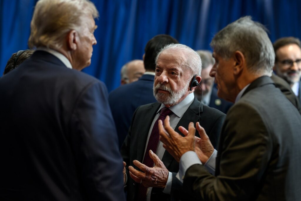 Lula e Trump voltar