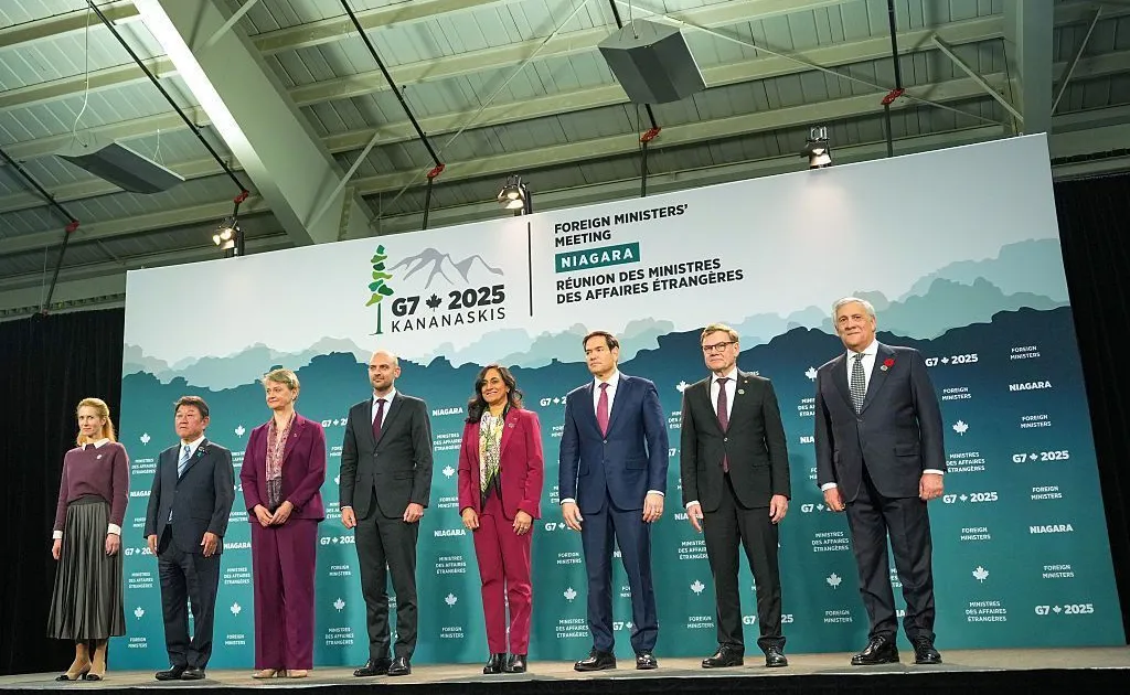 G7 discute novas sanções à Rússia e se divide sobre ofensiva dos EUA no Caribe foto: Getty Images