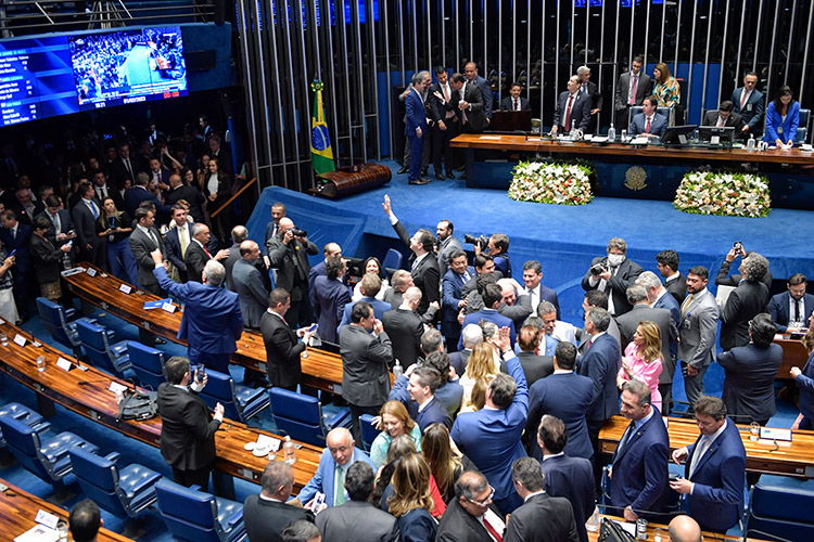 Crise dupla: Planalto perde Alcolumbre e não avança com Mottafoto: Senado