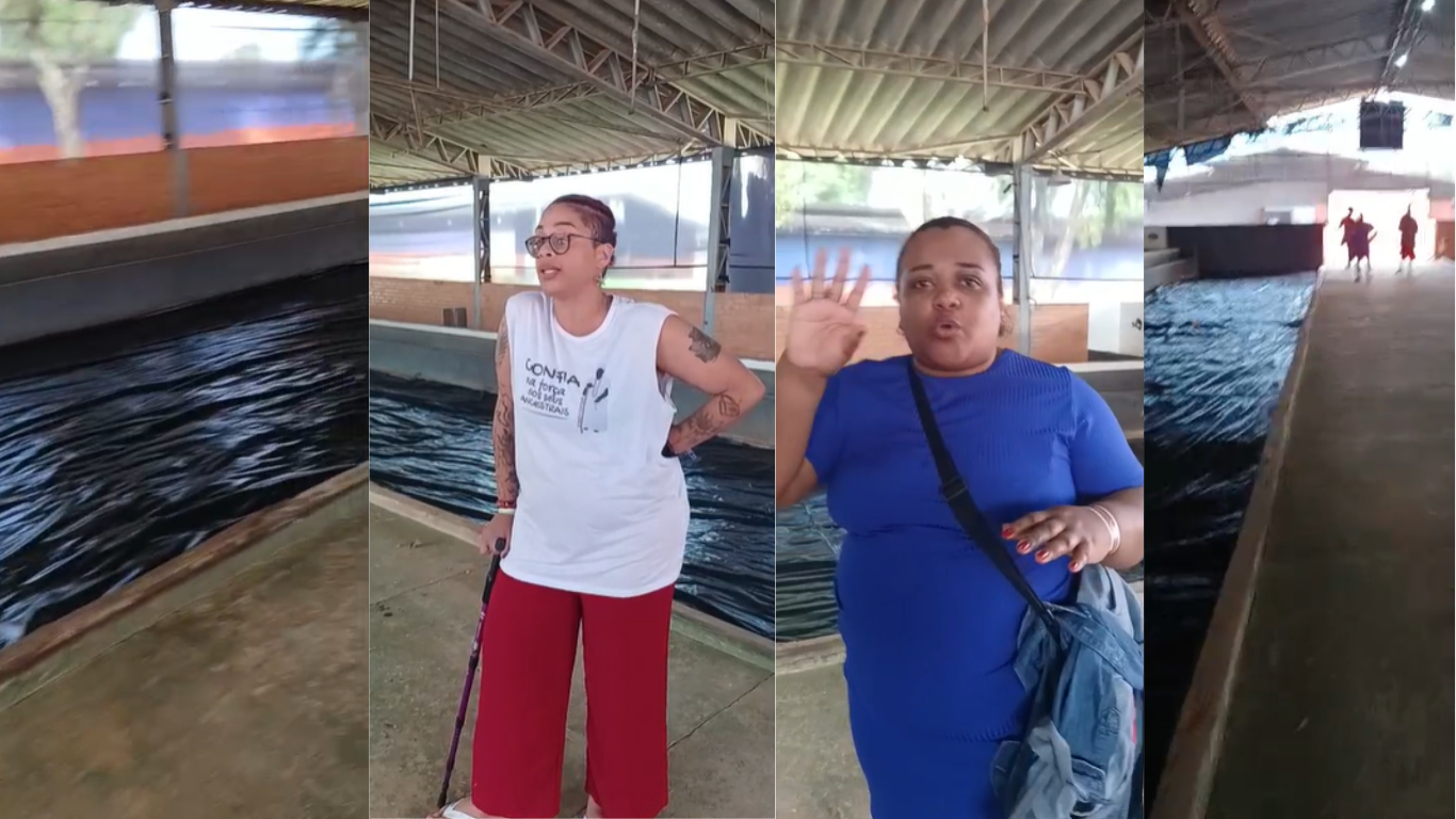 Mulheres denunciam que foram alojadas em estábulos durante a Marcha Nacional das Mulheres Negras em Brasília