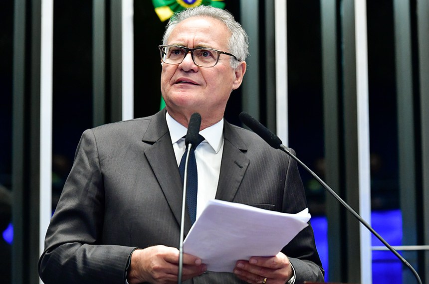 Senador Renan Calheiros (MDB-AL) Foto: Waldemir Barreto/Agência Senado