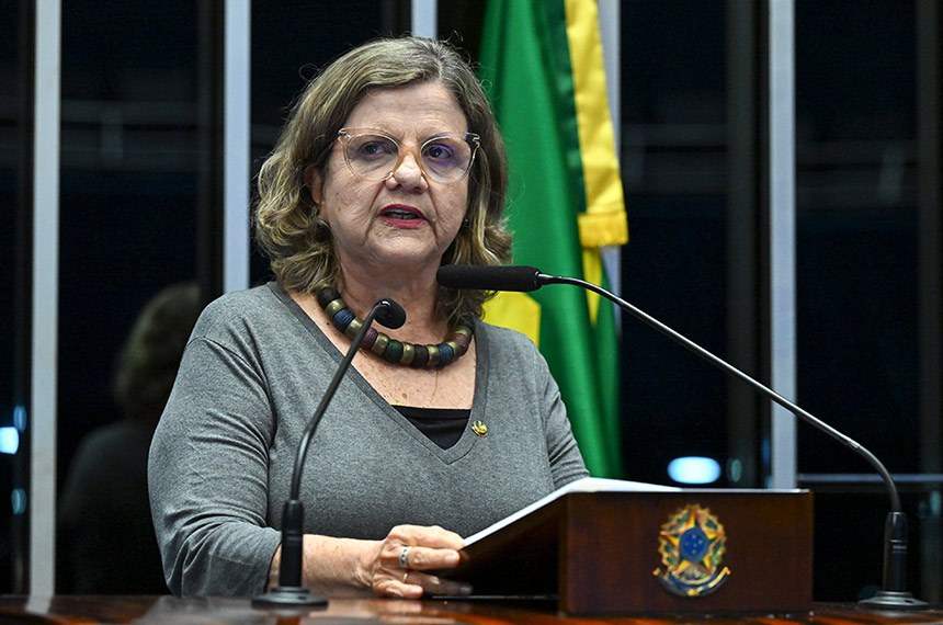 Senadora Teresa Leitão (PT-PE) Foto: Jefferson Rudy/Agência Senado