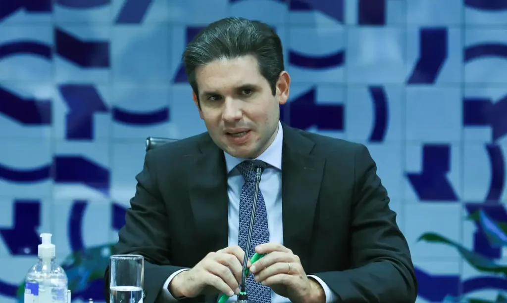 Hugo Motta banca Derrite e desafia Planalto foto: Agência Brasil