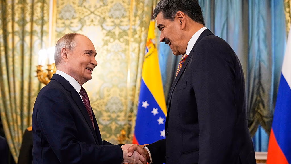 Putin - Maduro - 'Tensões na Venezuela podem ter consequências imprevisíveis', alerta Rússia