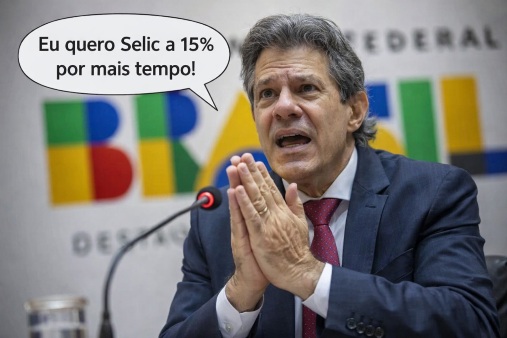 Haddad implora por juros altos por período mais prolongado