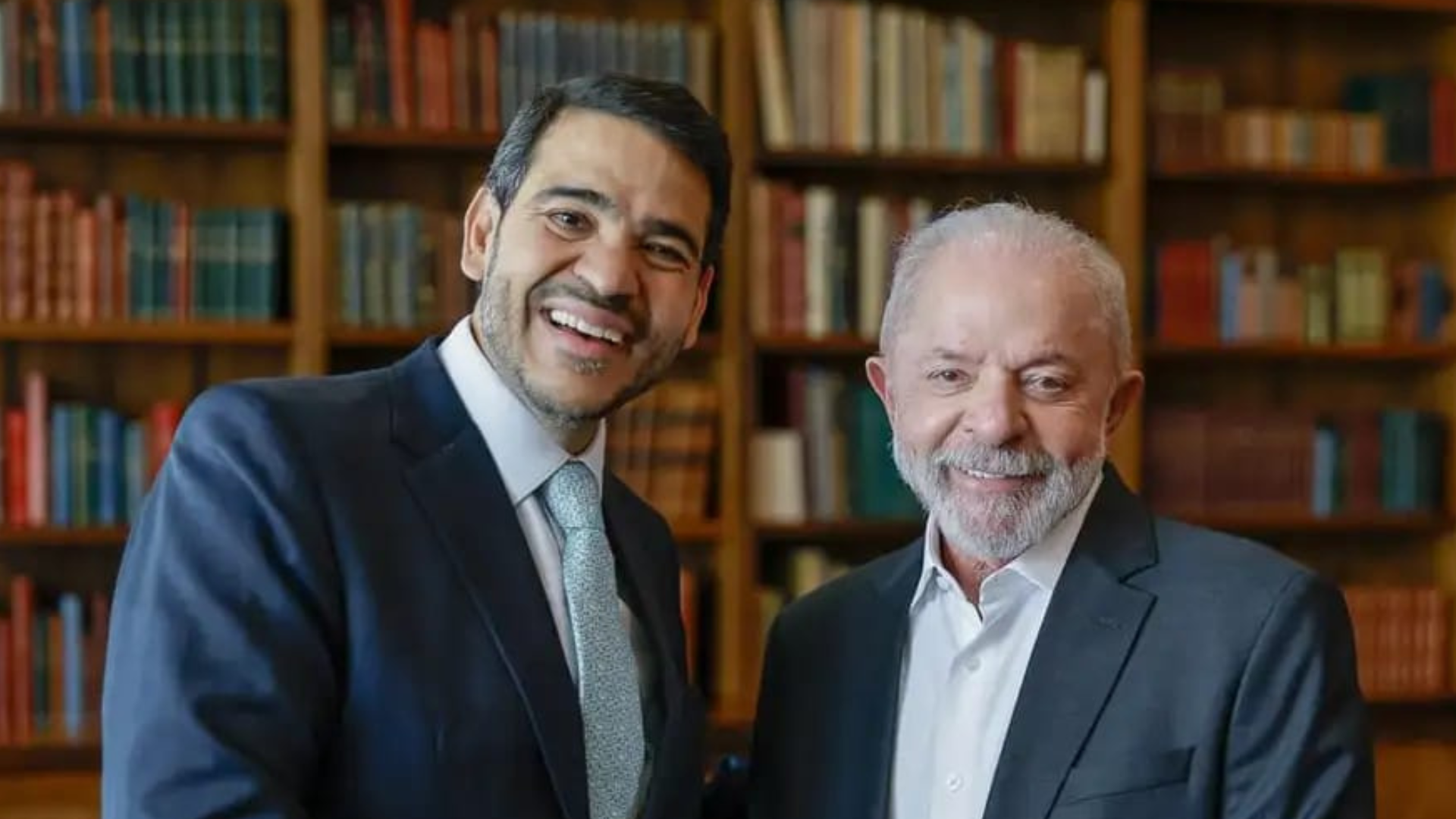 Lula e Jorge Messias Foto: Reprodução