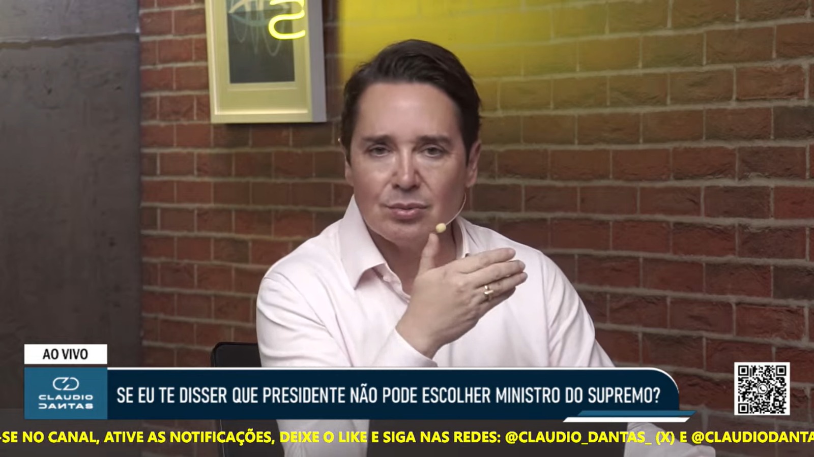 O apresentador explicou que a função da Casa Alta vai além de simplesmente aprovar ou rejeitar nomes indicados pelo presidente