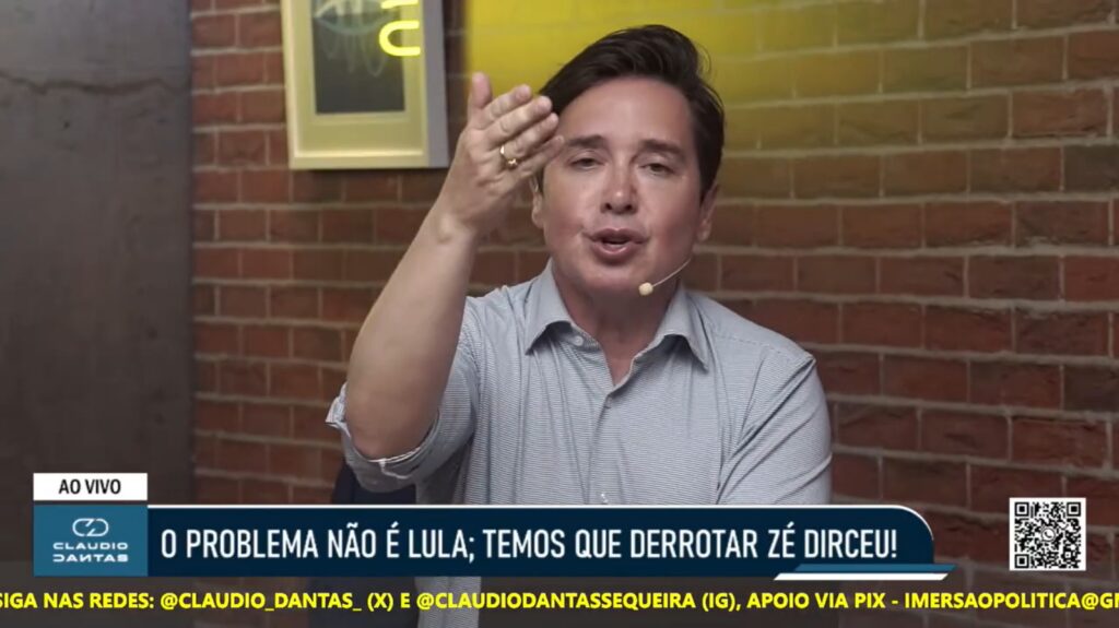 Dantas afirmou que o ex-ministro estaria “normalizado” no debate público
