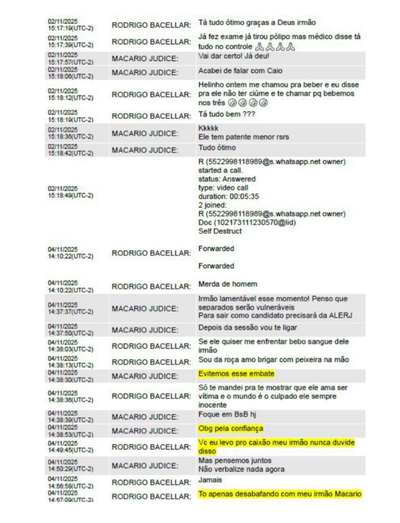 Deputado demonstrou irritação com adversário político em conversa obtida pela PF durante investigação sobre vazamentos envolvendo o Judiciário e a Alerj